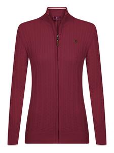 Вязаный кардиган Williot, бордовый