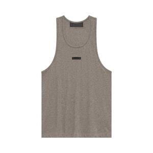 Топ Fear of God Essentials Tri-Blend Tank Top, Heather Grey