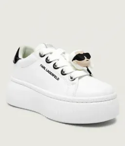 Кожаные кроссовки KREEPER LO Karl Lagerfeld, белый