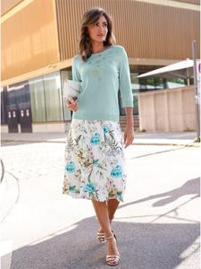 Свитер с круглым вырезом мятного цвета WITT WEIDEN