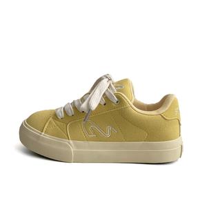 Низкие женские кроссовки City camel, Yellow