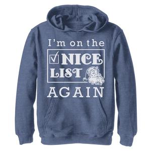 Рождественская флисовая толстовка с рисунком «Я снова в списке лучших» для мальчиков 8–20 лет Licensed Character