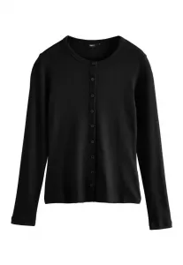 Кардиган с длинными рукавами, прямого кроя. Next, Black