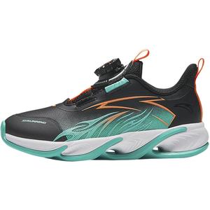 Antakids Легкие амортизирующие низкие детские кроссовки для бега, цвет черный, зеленый, оранжевый, для детей 3–7 лет