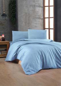 L'Essentiel Linge de Maison, Синий, Комплект пододеяльников Ranforce King Size (FR), Синий, 100 % ХЛОПОК RANFORCE, 240 x 220 см