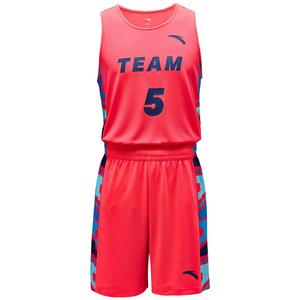 Баскетбольная коллекция Баскетбольный костюм Мужской комплект Флуоресцентный порошок Anta, цвет Set (Fluorescent Powder)