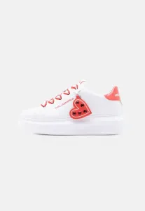 Кроссовки с подвеской kapri love Karl Lagerfeld, White/Red