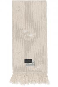 Шерстяной шарф Mm6 Maison Margiela, бежевый