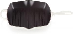 Чугунная эмалированная кастрюля Le Creuset, квадратная, 26 см, белая