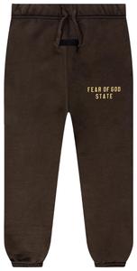 Детские спортивные штаны из плотного флиса Fear of God Essentials, коричневые