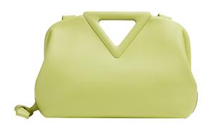 Сумка через плечо из кожи коровы цвета морской травы Bottega Veneta