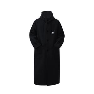 Пальто Unisex Lapel Thickened ZIAREL, черный темно-синий