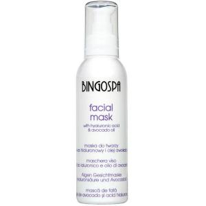 Маска для лица с гиалуроновой кислотой и маслом авокадо, 150 г Bingospa