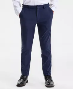 Мальчиковые классические брюки Navy Plain 8-20 B By Brooks Brothers, синий
