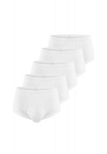 Трусы / трусы, упаковка из 5 шт, двойная резинка ESGE, белый