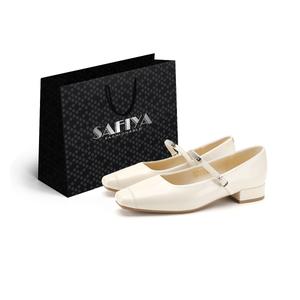 Туфли Мэри Джейн на массивном каблуке для женщин SAFIYA, Black