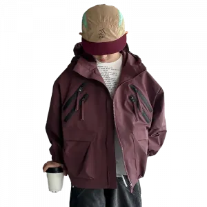 Детская куртка с капюшоном Moderate EASTERN CAMEL, burgundy