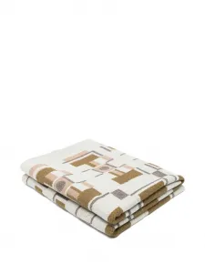 Плед с геометрическим узором Benton Soho Home, нейтральный