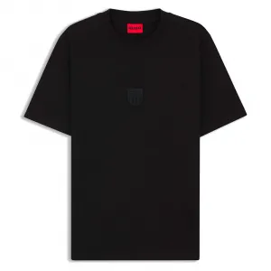 Футболка с коротким рукавом HUGO Darvish 10272987, черный