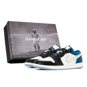Кроссовки Air Jordan 1 Vintage Basketball Shoes Men Low-Top White
