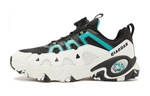 Кроссовки для подростков с противоскользящей подошвой и амортизацией Towards The Wilderness QIAODAN, черный/зеленый