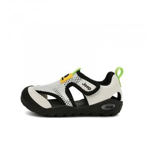 Jeep Низкие детские сандалии Ivory White/Obsidian Black Kids'