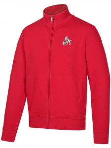 Толстовка Sweatjacket Basic красного цвета Fußballverein 1. FC Köln
