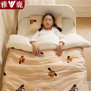 Yalu Детское одеяло 150х200 см, вес 3,5 кг, молочный флис, категория А, съемный чехол