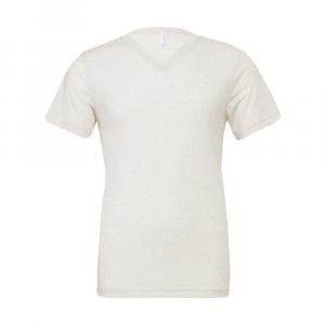 Футболка Bella + Canvas Triblend с короткими рукавами и V-образным вырезом Bella+Canvas, цвет Oatmeal Triblend