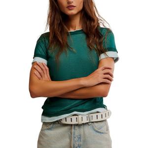 Футболка Free People Tasha Free People, Icy Lake Combo