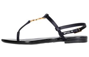 Шлепанцы женские Saint Laurent Cassandra, черный