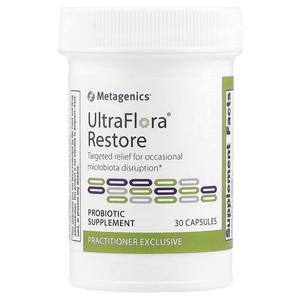 Metagenics, UltraFlora Restore, 20 млрд КОЕ, 30 капсул