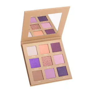 Веганская палетка теней для век Color Care Purple, 22,5 гр