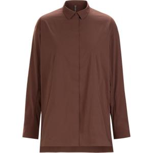Рубашка с длинными рукавами Diene на пуговицах Arcteryx, melted nama коричневый коричневый/ganache