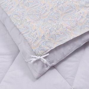 Комплект пододеяльников Atlantis из 5 предметов, плотность ниток 300, перкаль из египетского хлопка с принтом, цвет White Silver