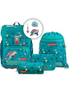 Step by Step Набор школьных сумок CLOUD Turtle Josie, 5 предметов, зеленый