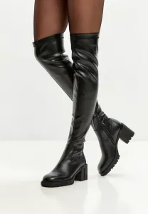 Ботинки на блочной платформе Cesare Gaspari, Black