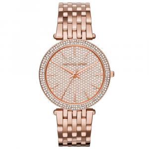 Часы mk3439 darci с паве из розового золота Michael Kors, розовый