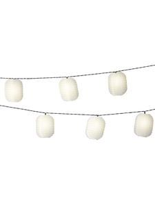 Marelida Светодиодная гирлянда на солнечных батареях, 10 белых фонариков, длина: 4,5 м, белый цвет