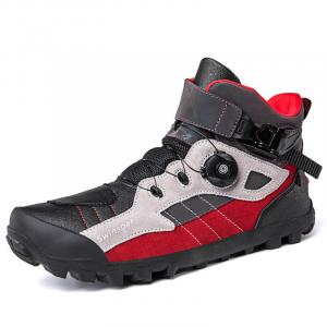 Велосипедные туфли мужские высокие Swinsger, серый/красный