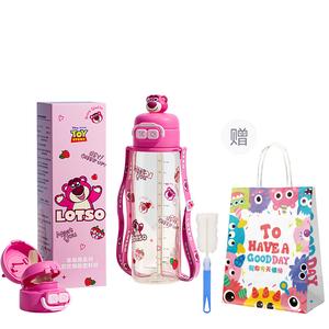 Стакан из PPSU пластика 550 мл Disney, [Ppsu Double Cup]-Lotso+Cup Brush+Shopping Bag