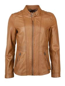 Кожаная куртка Mustang Gloria, коричневый