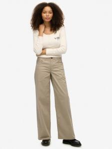 Брюки чинос Mid Rise Baggy Superdry, Cobblestone Grey