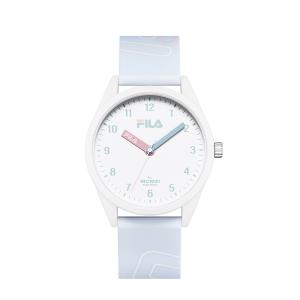 FILA Часы 6463 Collection Wrist Watch Quartz Movement Silicone Strap 43mm White Dial Unisex