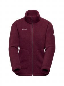 MAMMUT Спортивная флисовая куртка в цвете бордо
