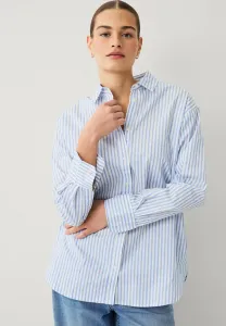 Ау поплин. блузка на пуговицах Ellos Collection, Blue