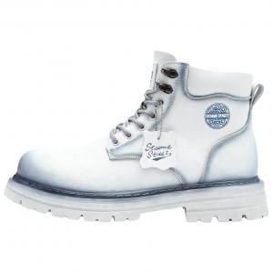 Теплая износостойкая нескользящая обувь для активного отдыха с эффектом увеличения роста Unisex SESAME STREET, punk белый