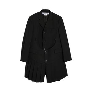 Куртка Comme des Garçons Wool Gabardine Medium Jacket II 'Black', черный