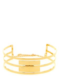 Ожерелье с логотипной лентой Elisabetta Franchi, золотой