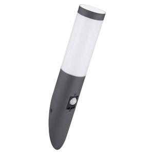 Уличный светодиодный настенный светильник из нержавеющей стали серебристого цвета Globo Lighting, антрацит